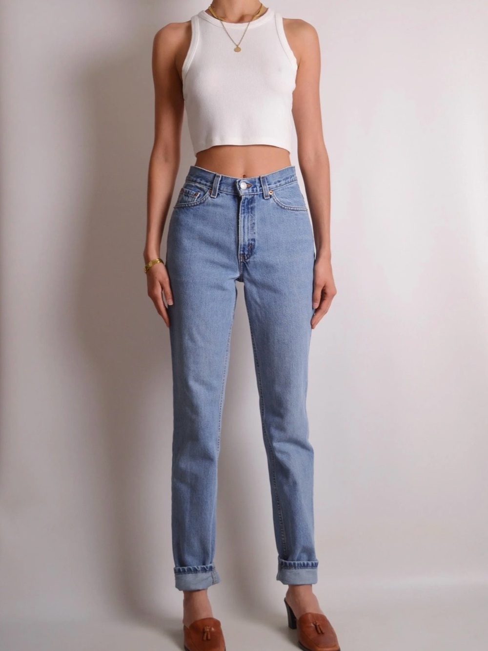 Levi's Vintage Women’s 512 Slim Fit Jeans Tapered Leg - Picture 3 of 14